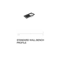 Load image into Gallery viewer, Commercial/Catering  one Bowl Single Drainer Kitchen Sink 800 X 500MM (SP0116) STANDARD WALL BENCH PROFILE
