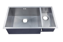 Load image into Gallery viewer, 793 x 461mm Undermount 1.5 Bowl Handmade Stainless Steel Kitchen Sink (DS032)
