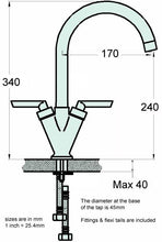 Load image into Gallery viewer, Kitchen Sink Mixer Tap (8026 Brushed)
