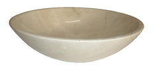 Load image into Gallery viewer, Round Crema Marfil Stone Counter Top Basin in 3 Sizes (B0069, B0070, B0071)
