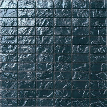 Load image into Gallery viewer, CLEARANCE 45 Square Metres of Blue Textured Lava Glass Brick Mosaic Tiles (MT0122 SQM)
