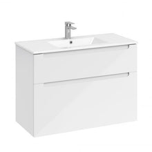 Load image into Gallery viewer, EVINEO INEO5 COUNTERTOP WASHBASIN WHITE 101.5X46.5X15CM (BEO243WH) SP0043
