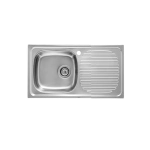 ROCA Stainless steel sink single bowl P-1351 800 X 490 left bowl (SP0103)