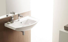 Load image into Gallery viewer, OSLO 80 PORCELAIN WASHBASIN WHITE (4096) SP0038
