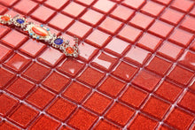 Load image into Gallery viewer, CLEARANCE Mosaic Tiles 72 Square Metres of Red Glitter Glass Mosaic Tiles (MT0128 SQM)

