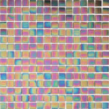 Load image into Gallery viewer, Clearance 126 Square Metres of Purple Iridescent Vitreous Glass Mosaic Tiles (MT0141 SQM)
