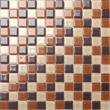Load image into Gallery viewer, CLEARANCE 90 Square Metres of Beige &amp; Brown Glass Mosaic Tiles (MT0082 SQM)
