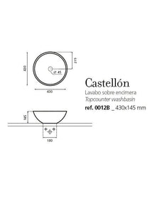 CASTELLÓN WASHBASIN WHITE (0012) SP0084