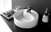 Load image into Gallery viewer, YING YANG ROUND WASHBASIN WHITE (0040B) SP0076
