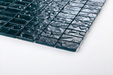 Load image into Gallery viewer, CLEARANCE 45 Square Metres of Blue Textured Lava Glass Brick Mosaic Tiles (MT0122 SQM)
