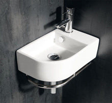 Load image into Gallery viewer, CLEARANCE 78 Corner Ceramic cloakroom Washbasin 41x26,5x12cm 4907 (SP0024)
