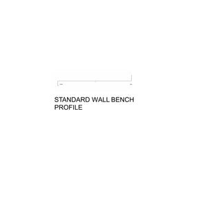 Commercial/Catering   Two Bowl Double Drainer Kitchen Sink 1800X500MM (SP0105) STANDARD WALL BENCH PROFILE
