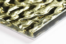 Load image into Gallery viewer, Gold Patterned Glass Subway Tile 100x200mm (MT0185)
