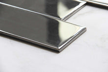 Load image into Gallery viewer, Silver Mirror Glass Subway Tile 75x300mm (MT0193)
