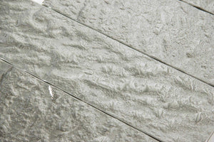 Silver Textured Glass Subway Tile 75x300mm (MT0194)