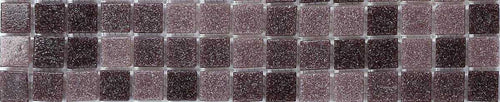 Purple Vitreous Glass Mosaic Tile Strip (MB0108)