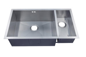 793 x 461mm Undermount 1.5 Bowl Handmade Stainless Steel Kitchen Sink (DS032)