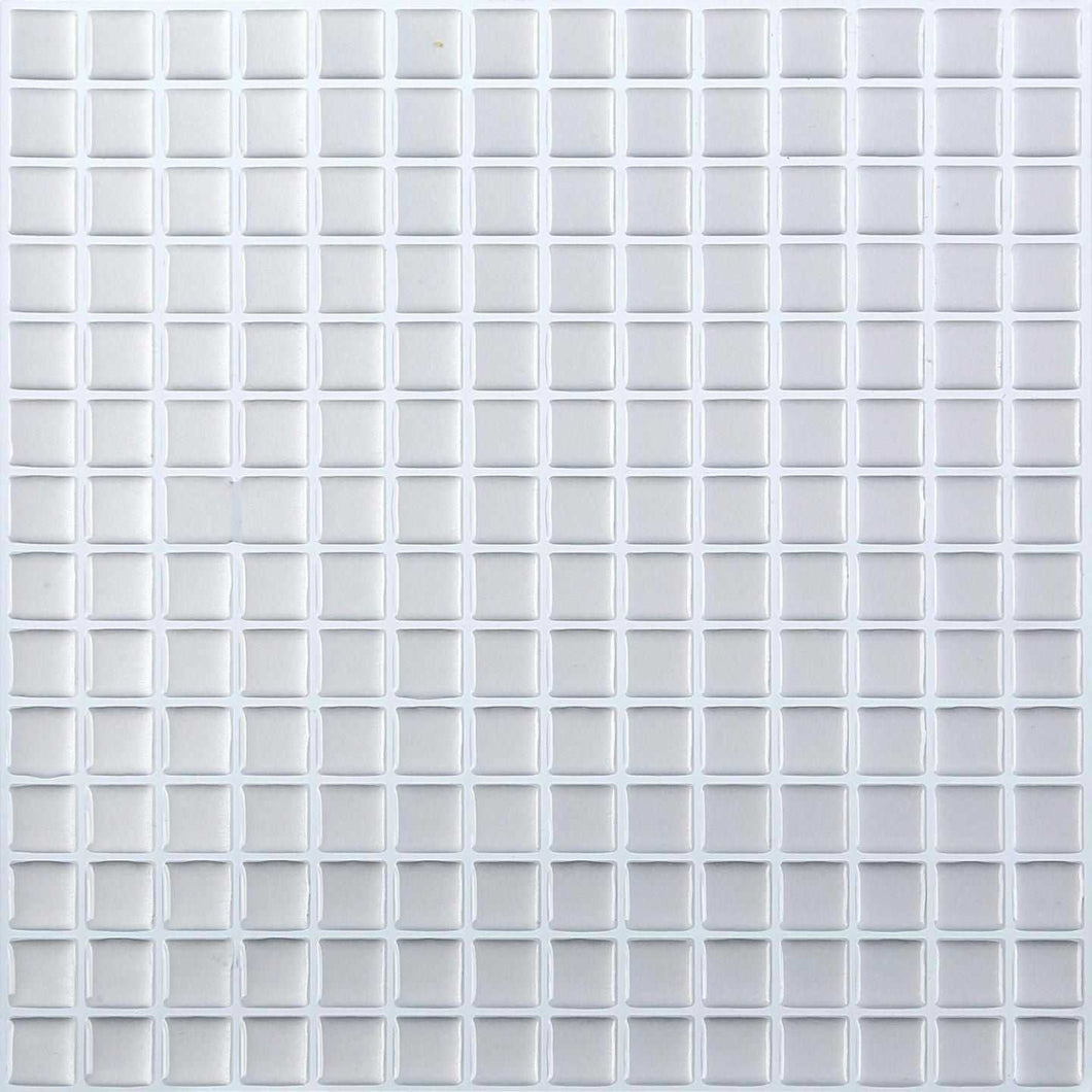 4 Pack of Silver 3D Gel Mosaic Effect Self-Adhesive Tile Sheets (3D0002)