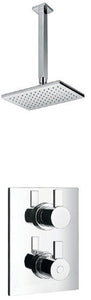 Square Thermostatic Valve and Ceiling Shower Set (SH044)