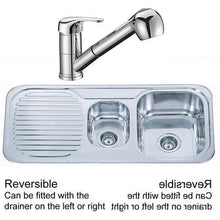 Load image into Gallery viewer, Stainless Steel Kitchen Sink &amp; Kitchen Mixer Tap 1000 x 480mm (KST091)
