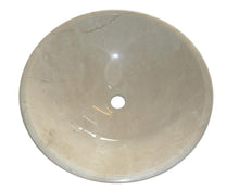 Load image into Gallery viewer, Round Crema Marfil Stone Counter Top Basin in 3 Sizes (B0069, B0070, B0071)
