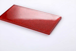 Red Glitter Subway Tile 75mm x 150mm (MT0111)