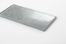 Load image into Gallery viewer, Silver Glitter Subway Tile 75mm x150mm  (MT0113)
