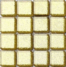 Load image into Gallery viewer, Gold Glitter Glass Mosaic Tiles (MT0080)
