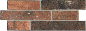 Argille Rame Slip Brick Interlocking Porcelain Wall Tile (IT0212)