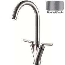 Load image into Gallery viewer, Brushed Swan Neck Kitchen Mixer Tap (8026 Olympus - Brushed)
