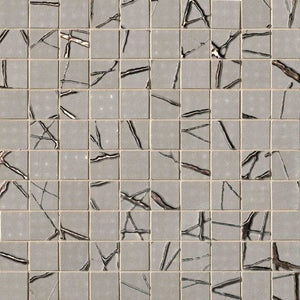 Rooy Taupe Web Italian Porcelain Mosaic Tiles (IT0139)