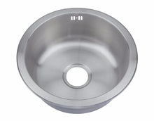 Load image into Gallery viewer, 445mm Brushed Stainless Steel Round Inset Sink (M08 BS)
